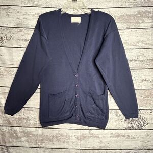 Country Sophisticates By Pendleton Women's Knit Cardigan Size Small‎ Blue